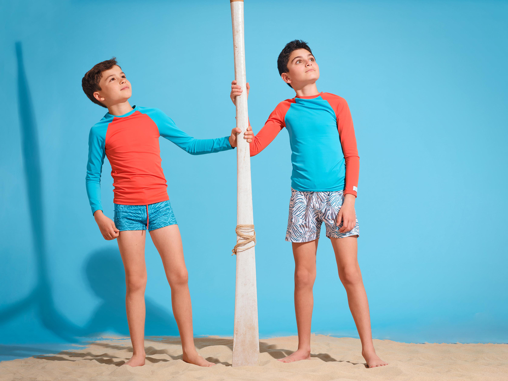 Lo Easywear Zola Uzun Kollu Mayo Turuncu & Mavi