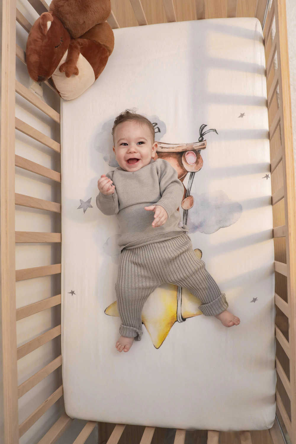 Lou Lou Baby Ivy Triko Takım Grey