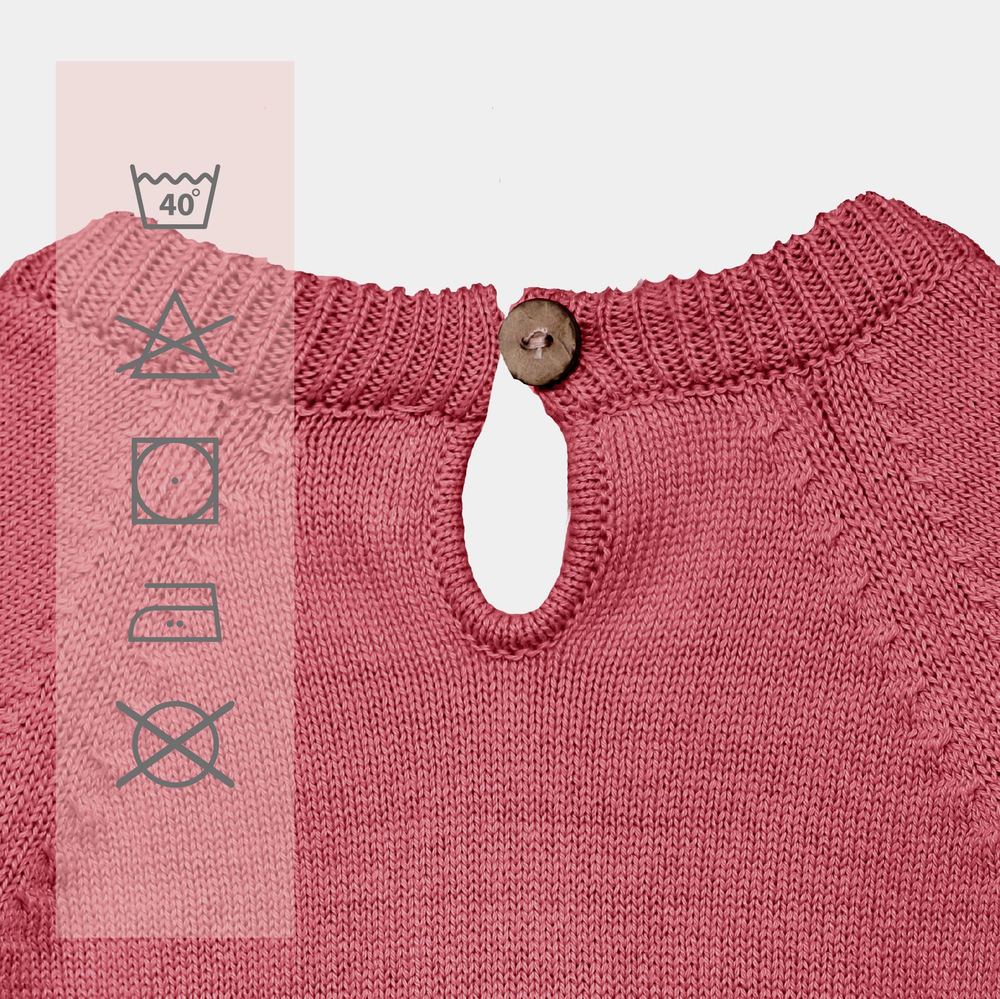 Lou Lou Baby Lupin Triko Tulum Heather Rose