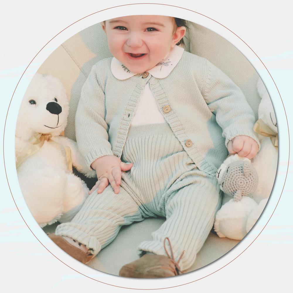 Lou Lou Baby Mason Triko Takım Mint