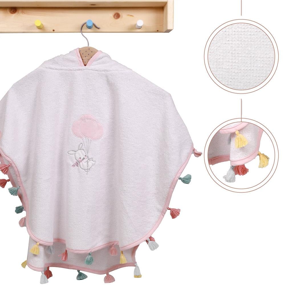 Lou Lou Baby Panço Havlu Ruby Rabbit Pink