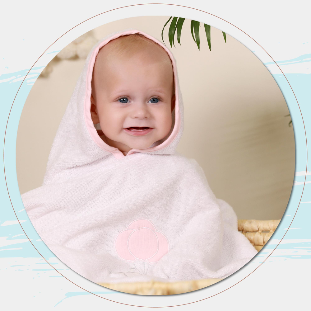Lou Lou Baby Panço Havlu Ruby Rabbit Pink