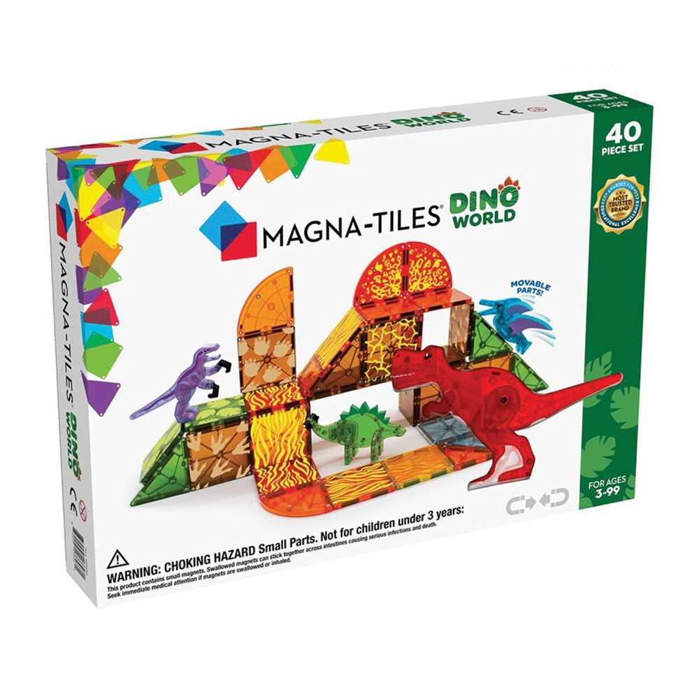Magna-Tiles Dinozor Dünyası 40 Parça
