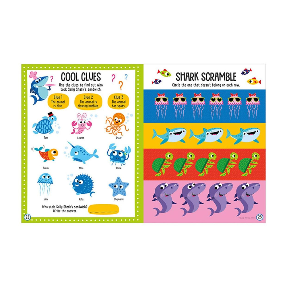 Make Believe IdeasI Balloon Stickers Shark Reef Activity Book