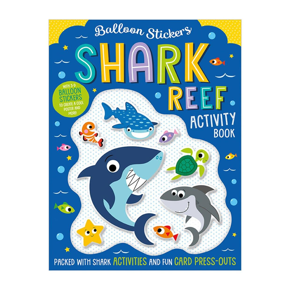 Make Believe IdeasI Balloon Stickers Shark Reef Activity Book