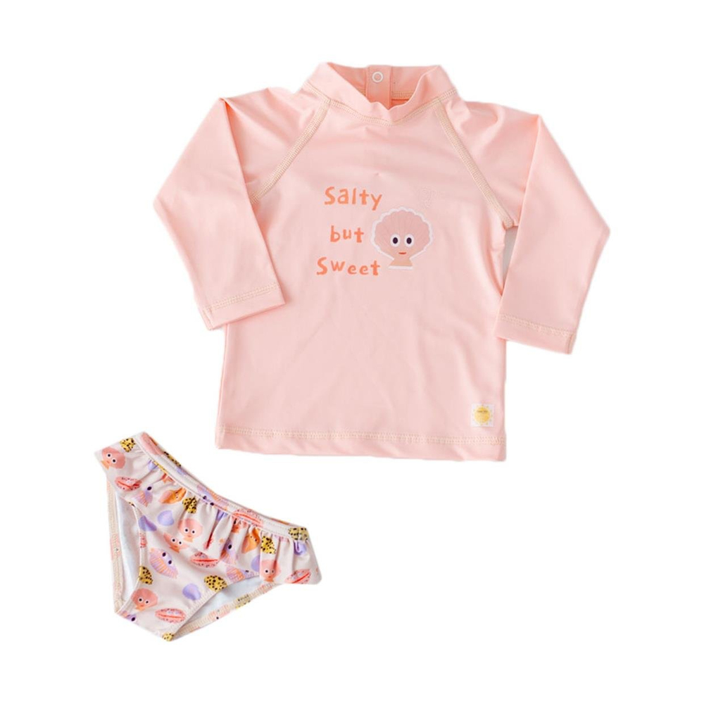 Mama Yoyo UV Korumalı Uzun Kollu Mayo Seti Shell 