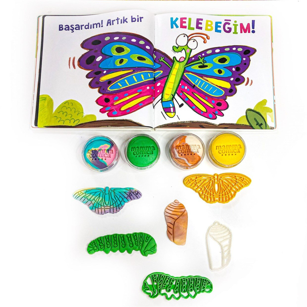 MAMMACOMICA TIRTILIN KELEBEĞE DÖNÜŞÜMÜ SETİ