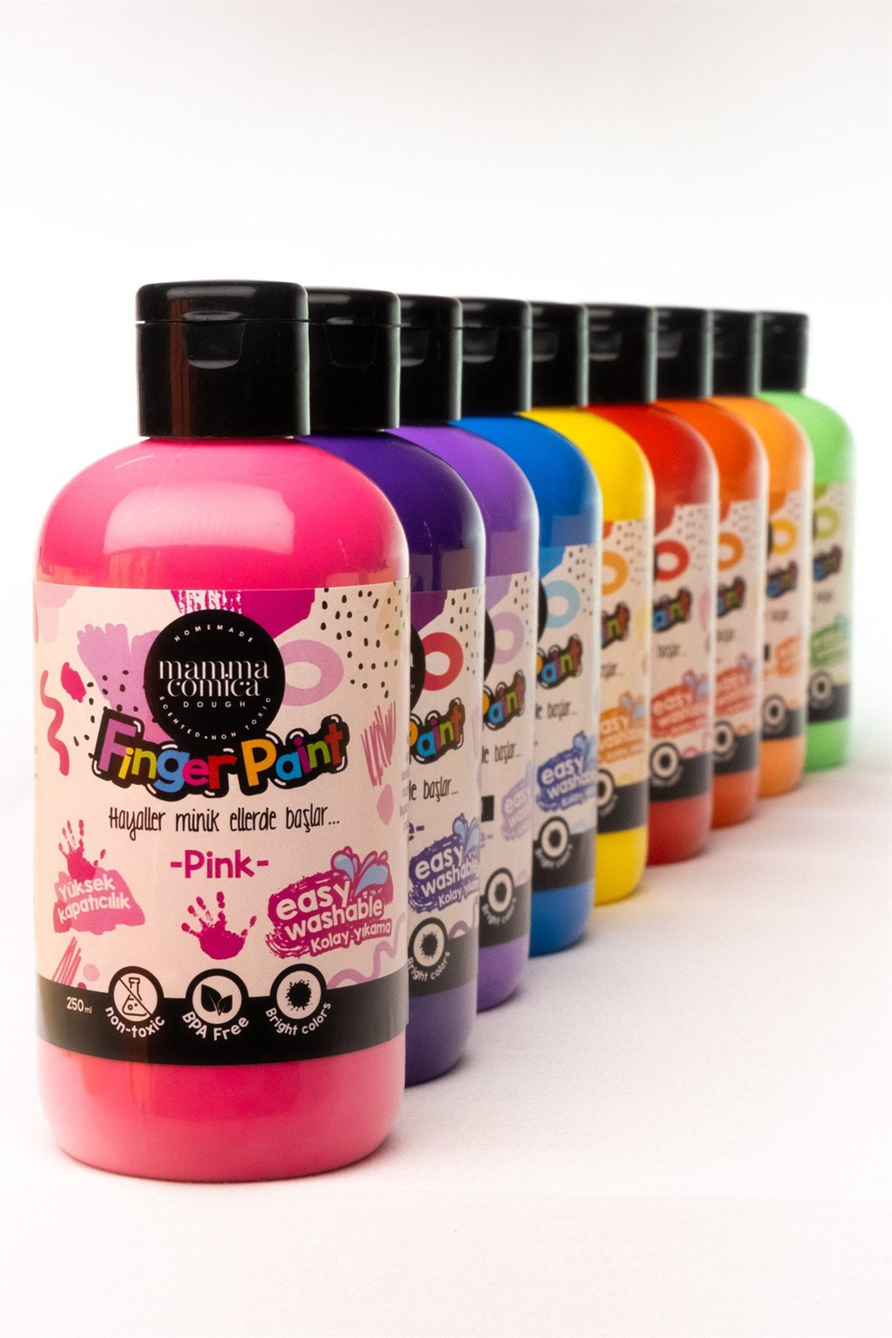 MAMMACOMICA - YIKANABİLİR PARMAK BOYASI