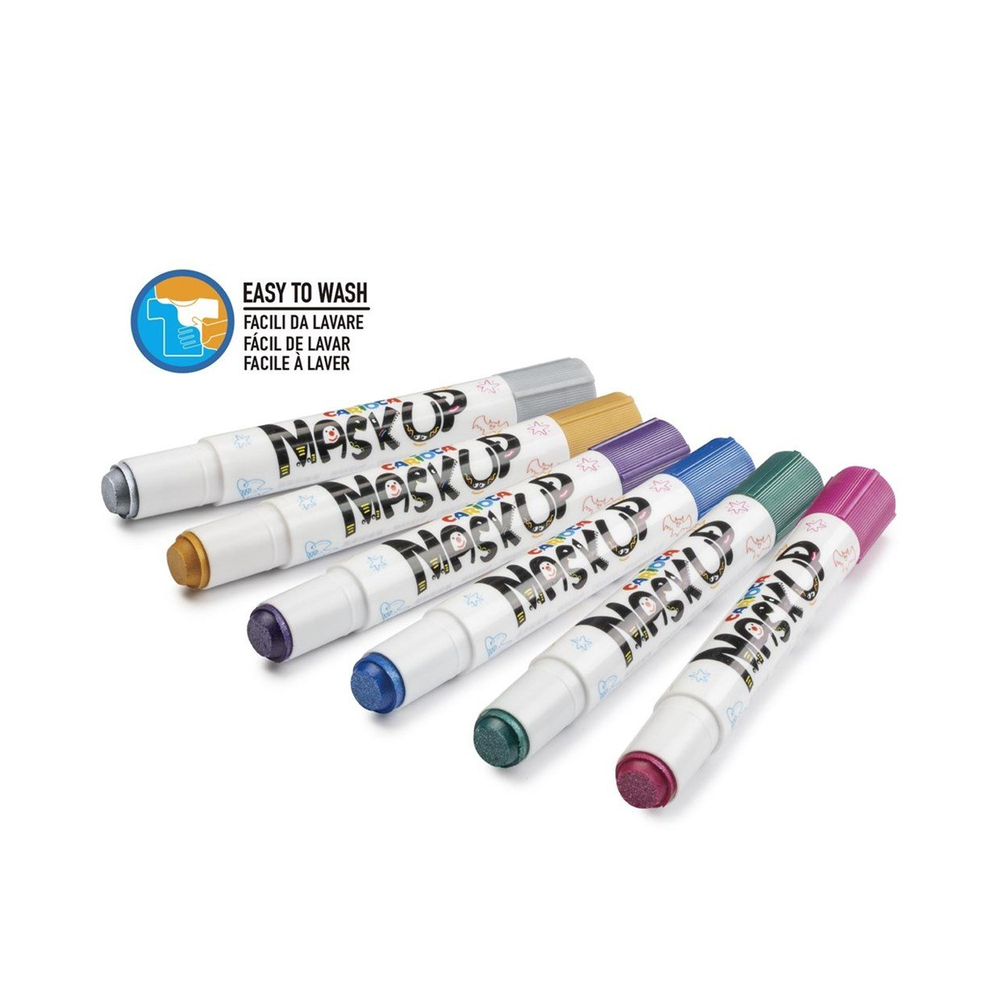 MASK UP YÜZ BOYASI - METALİK (6 RENK)