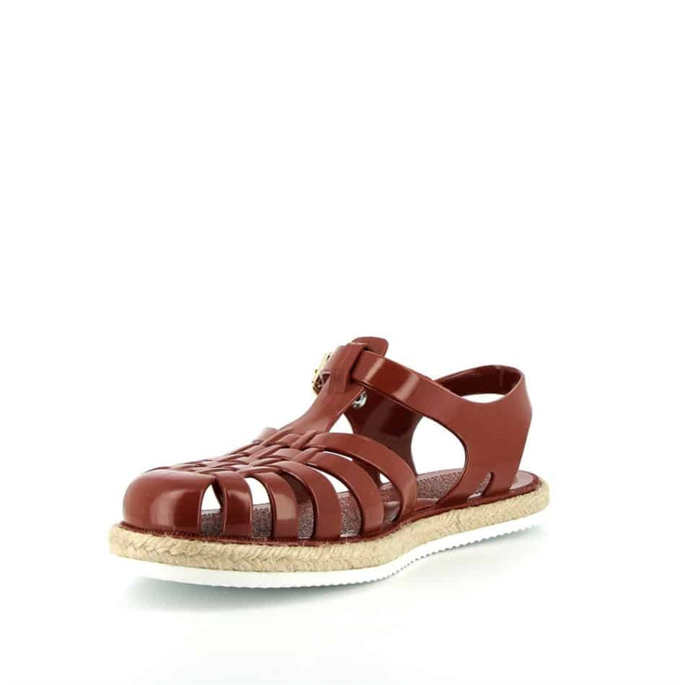 Meduse Suncorde Terracotta Bordo Kadın Sandalet