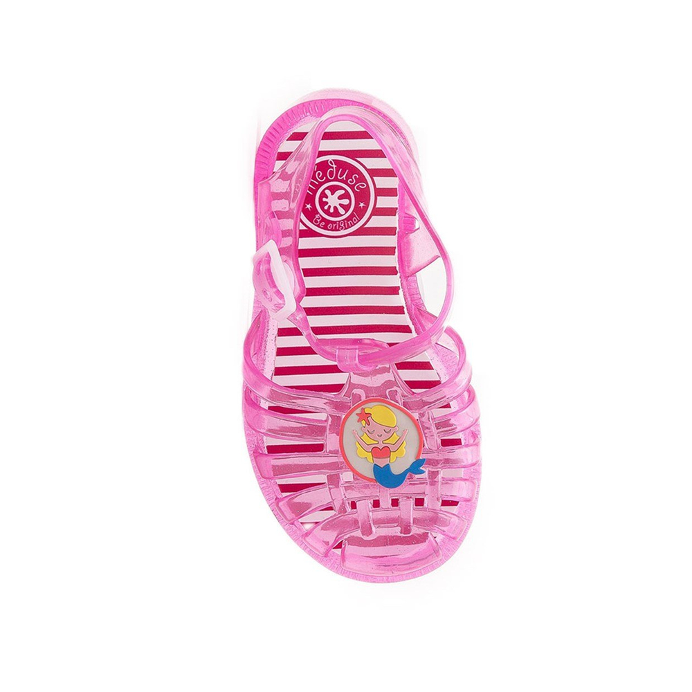 Meduse Sunpatch Rose Paillete Sandals Çocuk Sandalet Pembe