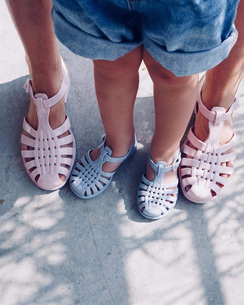 MEDUSE SUNPATCH ROSE PAILLETE SANDALS - ÇOCUK SANDALET PEMBE