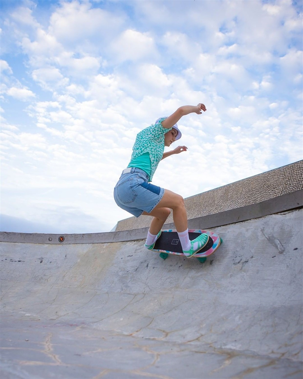 Meduse Sunset Vert Clair Turkuaz Kadın Sandalet