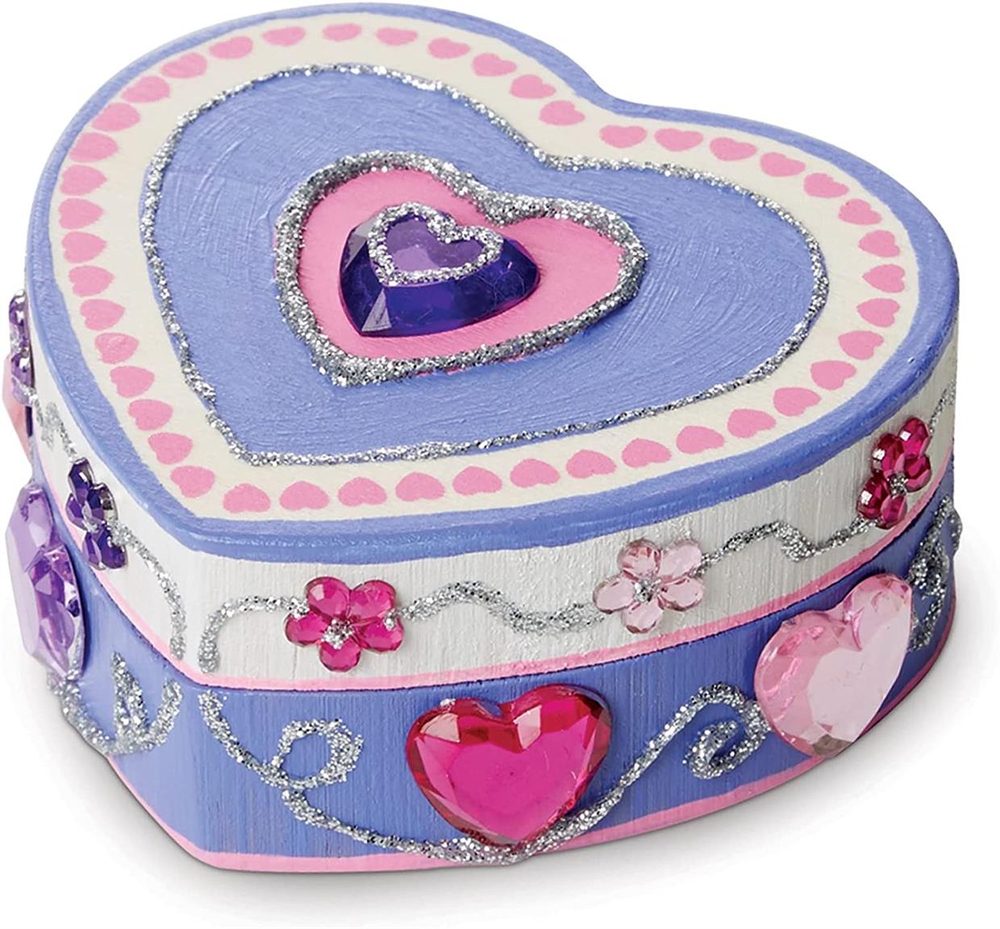 Melissa & Doug Ahşap Kalp Kutu Sen Yap sen Oyna