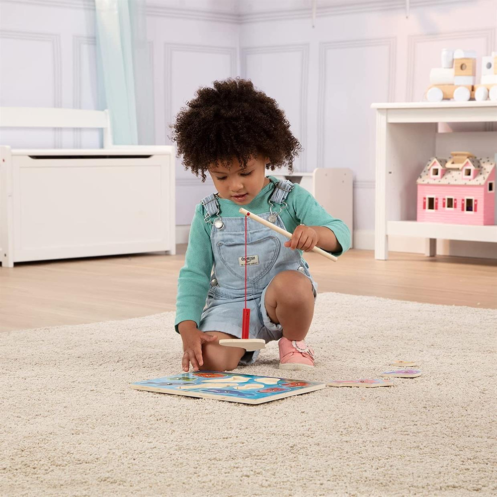 Melissa & Doug Ahşap Mıknatıslı Balık Tutma