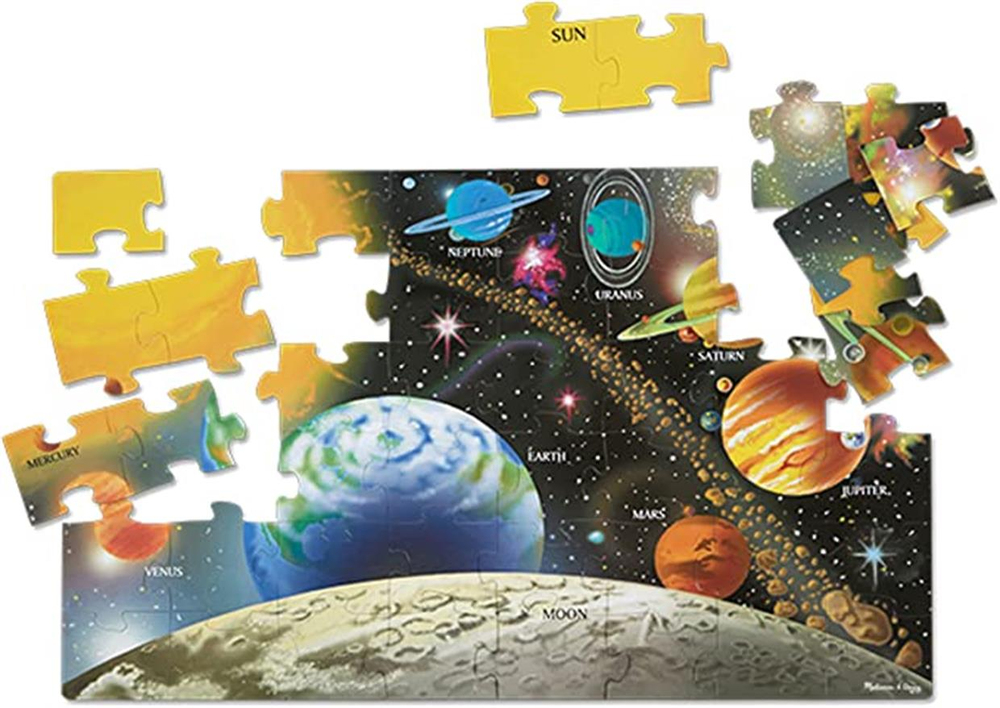 Melissa & Doug Dev Yer Yapbozu Güneş Sistemi 48 parça