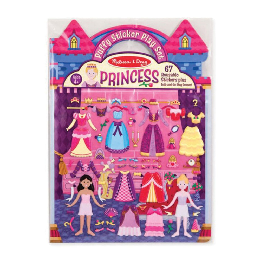 Melissa & Doug Kabartmalı Tak Çıkar Çıkartma Seti Prenses