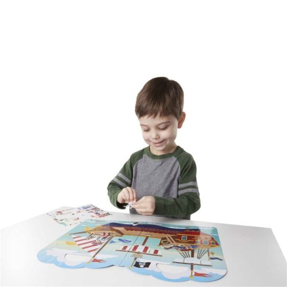 Melissa & Doug Kabartmalı Tak Çıkar Çıkartma Seti Korsanlar