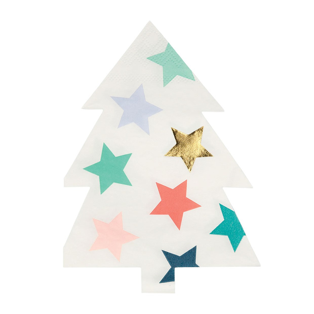 Meri Meri Çam Ağacı Şekilli Peçete