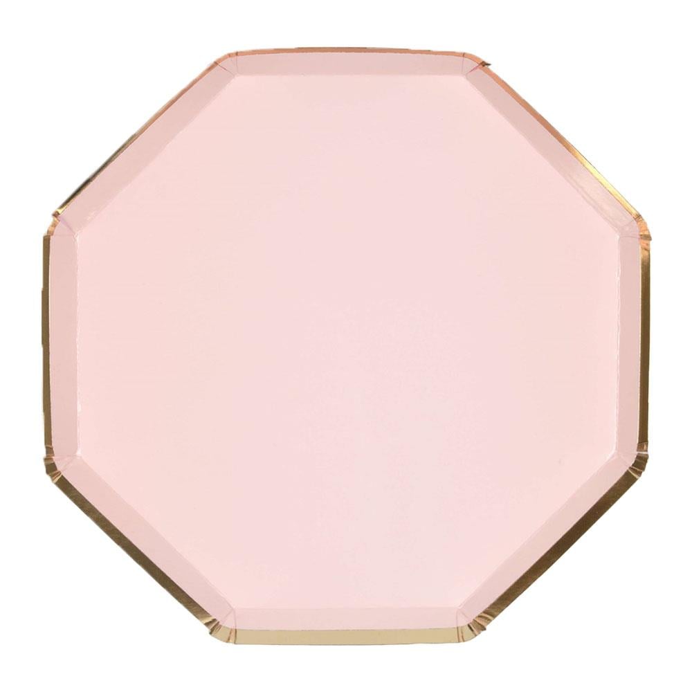 Meri Meri Dusky Pink Toz Pembe Tabaklar 8'li