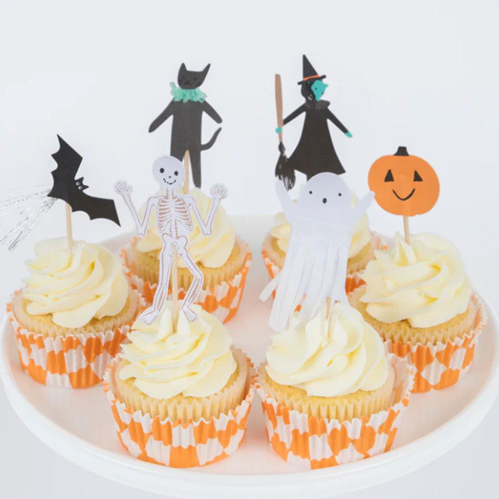 Meri Meri Happy Halloween Cupcake Kit Cadılar Bayramı Cupcake Kit 24'lü