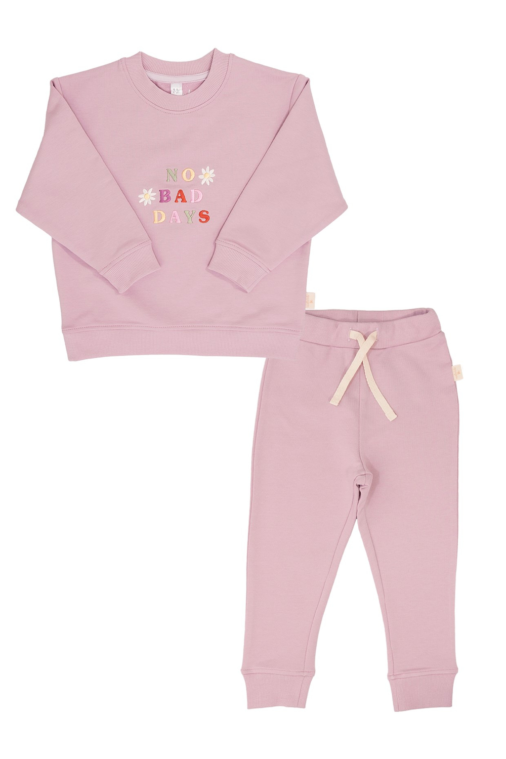 Miela Kids No Bad Days Nakışlı Sweatshirt - Lila