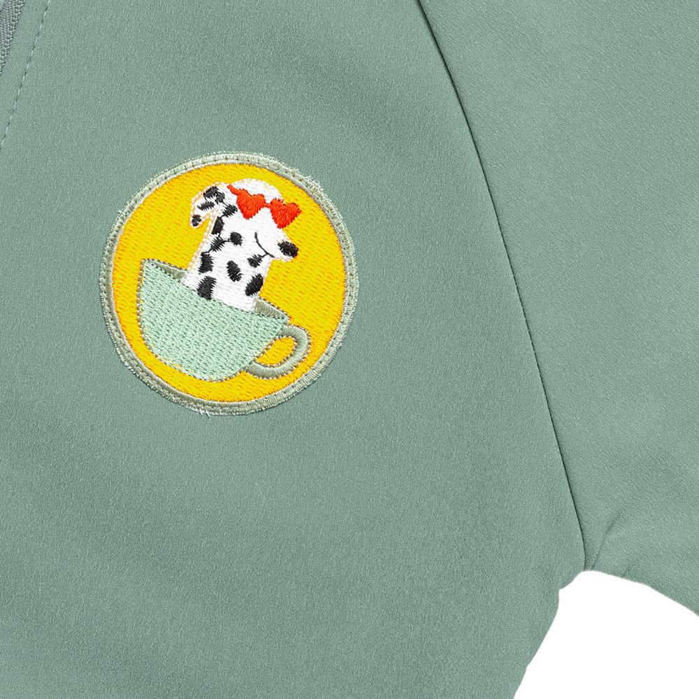 Miela Kids Su Tutmaz Softshell Düz Renk Yağmur Ceketi Mint