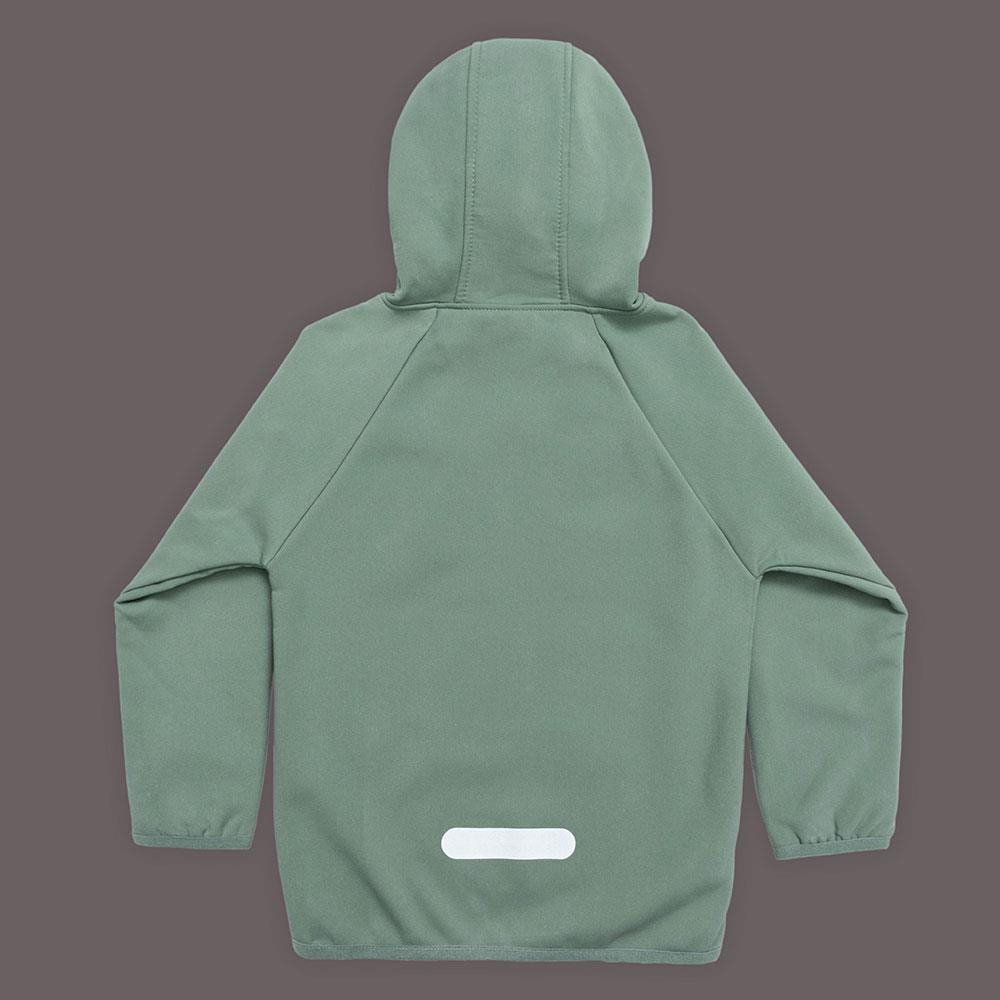 Miela Kids Su Tutmaz Softshell Düz Renk Yağmur Ceketi Mint