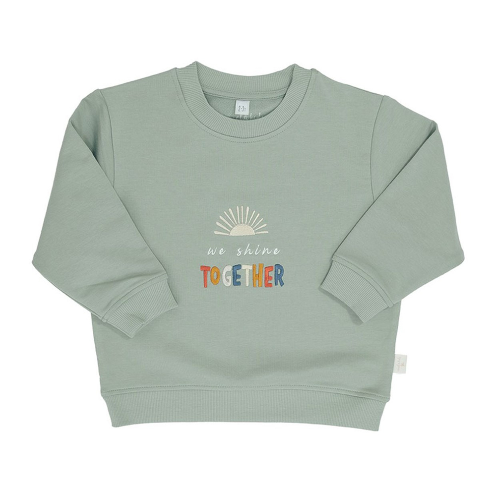 Miela Kids We Shine Nakışlı Sweatshirt Mint