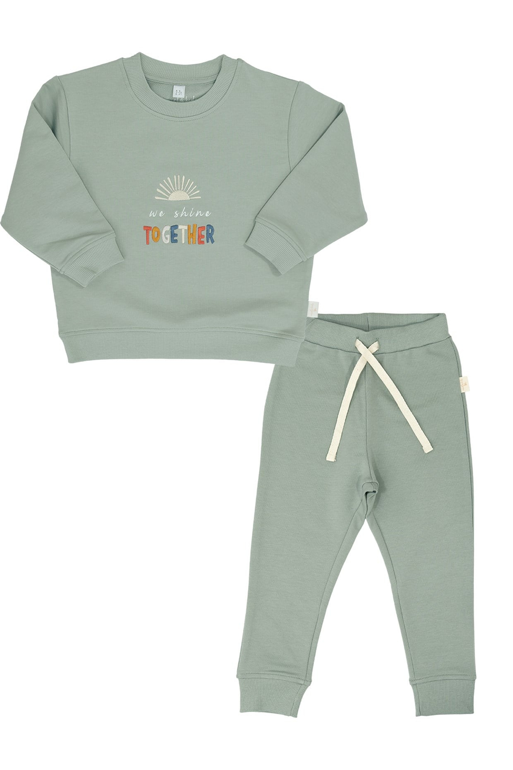 Miela Kids We Shine Nakışlı Sweatshirt - Mint