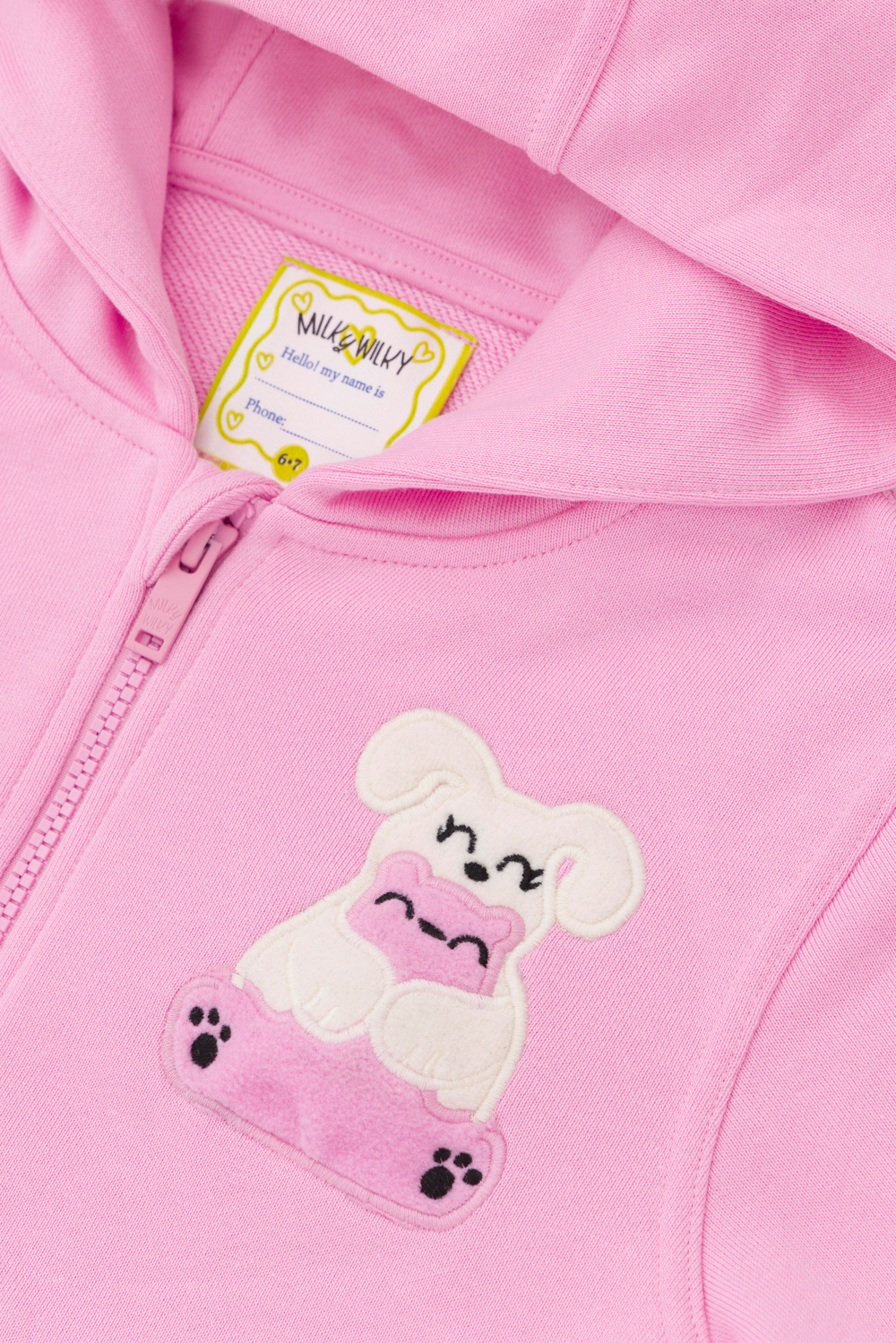 Milk Wilky Pembe Hoodie