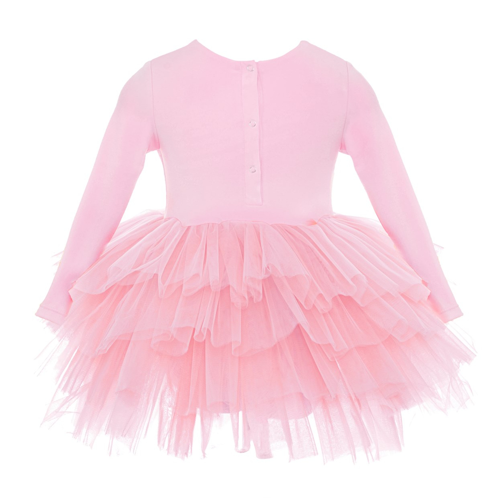 Mini Celebrities Pink Roses Tütü Elbise