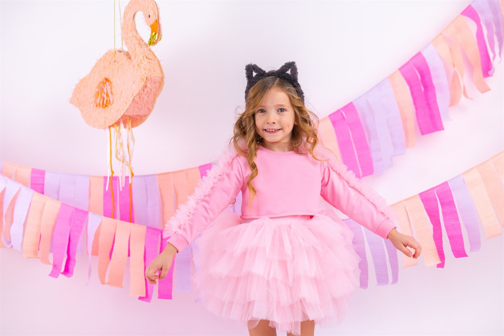 MINI CELEBRITIES - POPPY SWEATSHIRT -  PINK