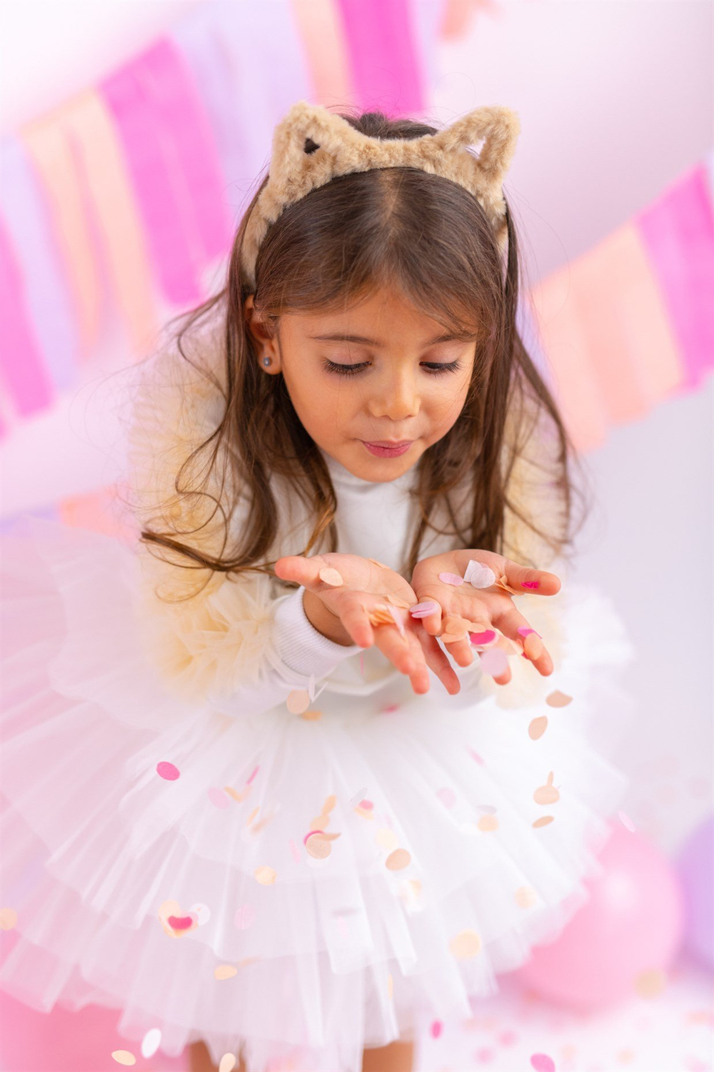 MINI CELEBRITIES - POPPY SWEATSHIRT -  WHITE