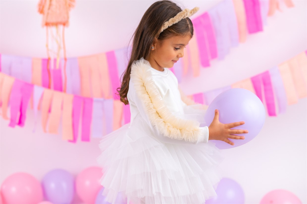 MINI CELEBRITIES - POPPY SWEATSHIRT -  WHITE