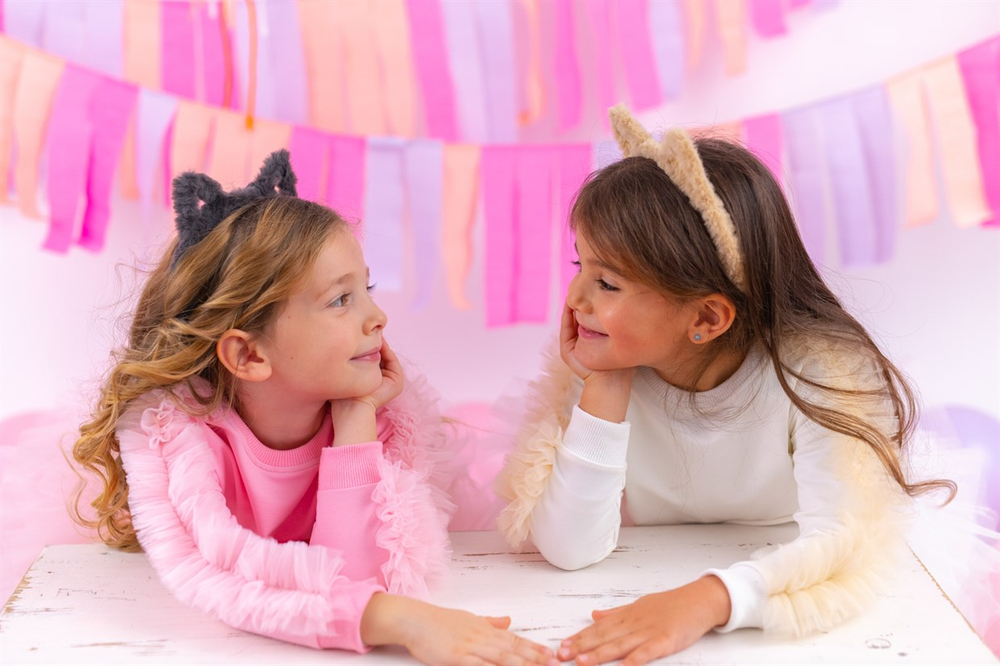 MINI CELEBRITIES - POPPY SWEATSHIRT -  WHITE