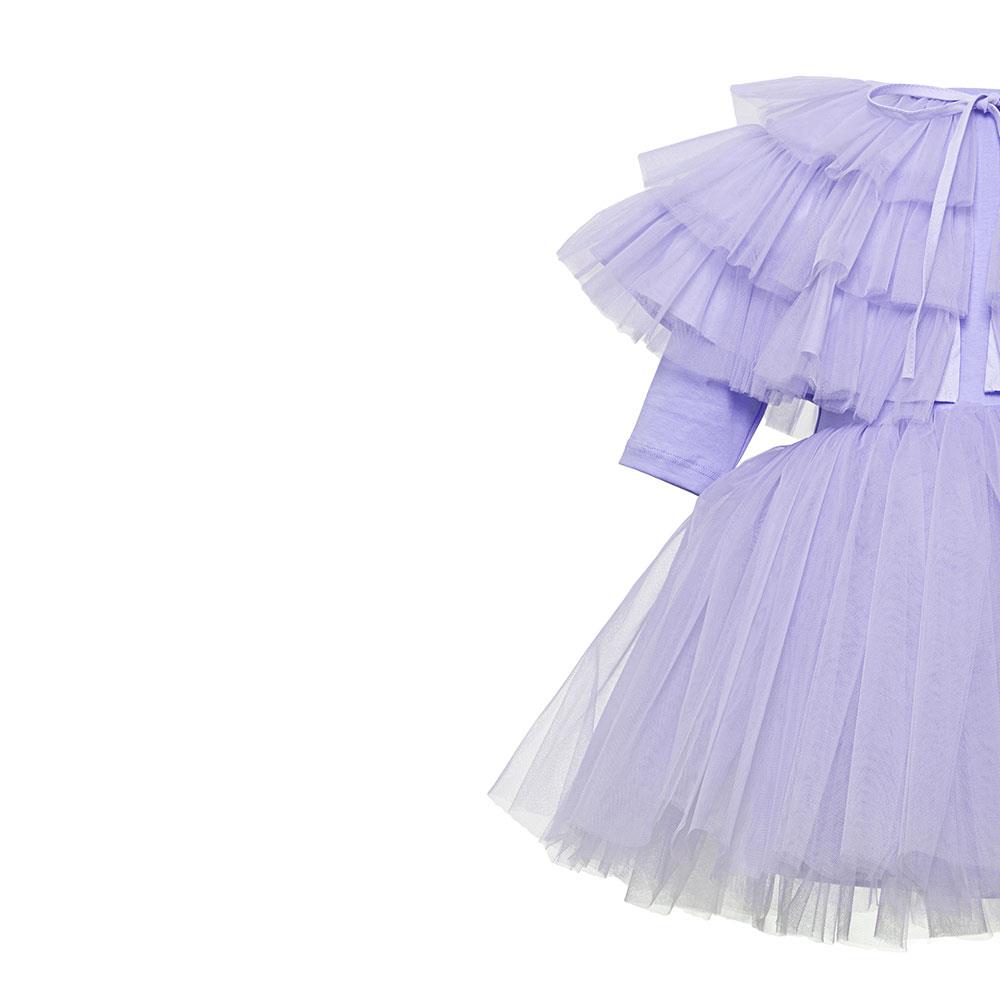 Mini Celebrities Purple Bloom Cape