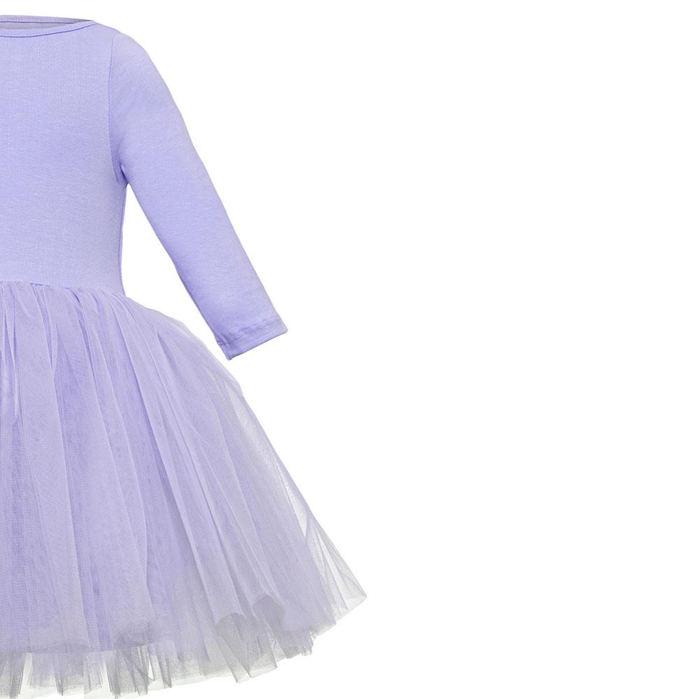 Mini Celebrities Purple Bloom Elbise