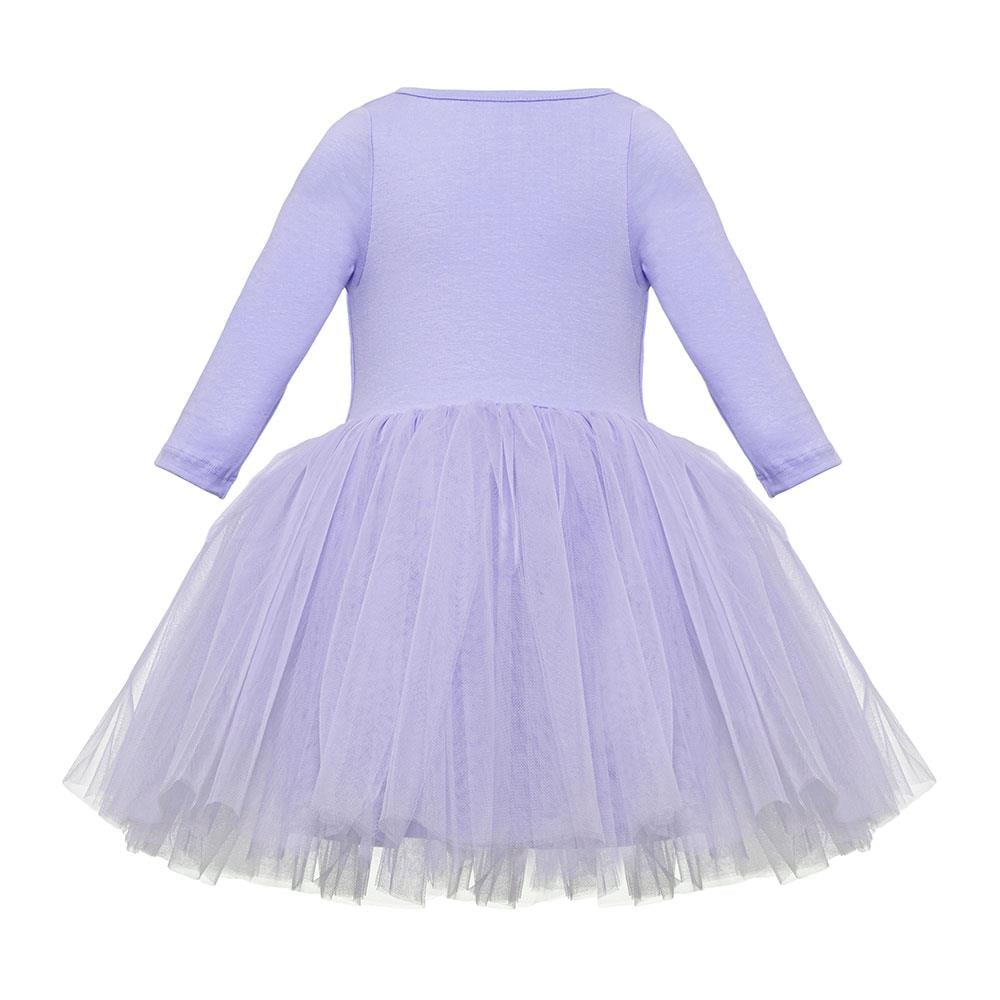 Mini Celebrities Purple Bloom Elbise