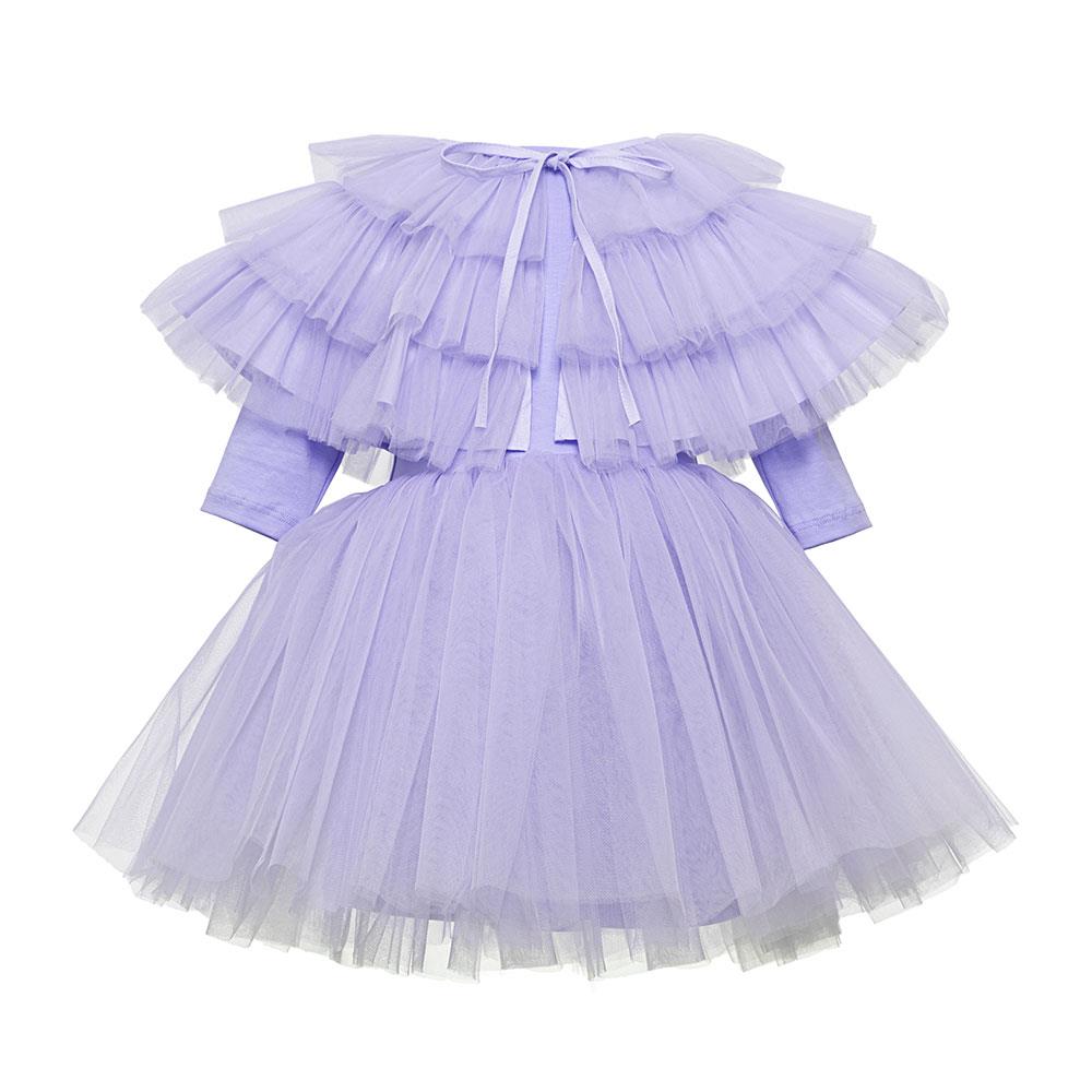 Mini Celebrities Purple Bloom Elbise