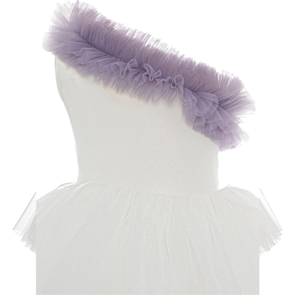 Mini Celebrities Yazlık One Shoulder Lilac Ruffle