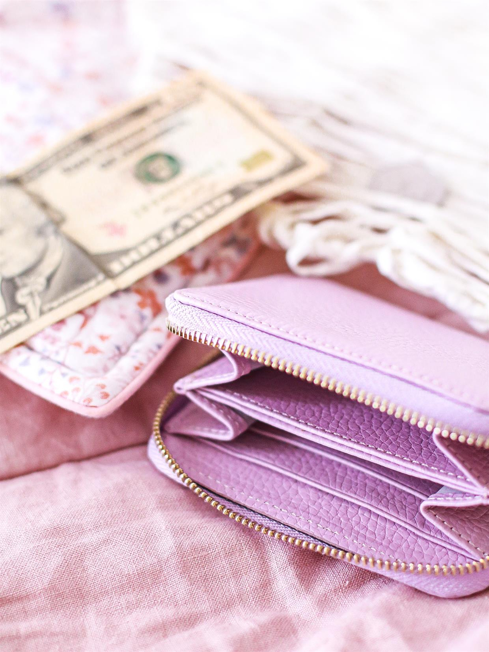 Mini & Kids Fermuarlı Cüzdan Lila