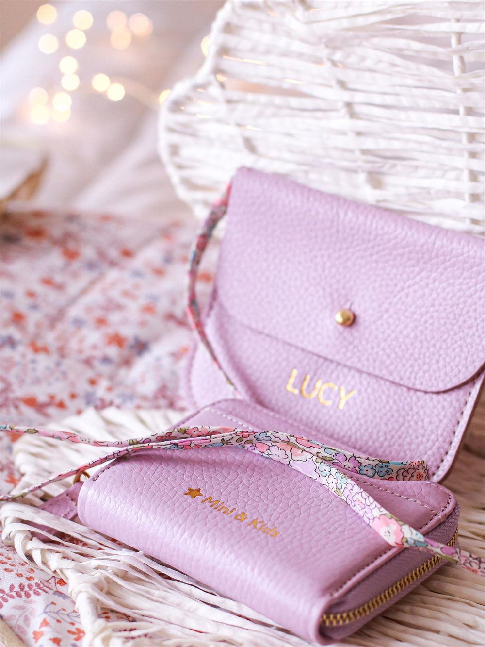 Mini & Kids Fermuarlı Cüzdan Lila