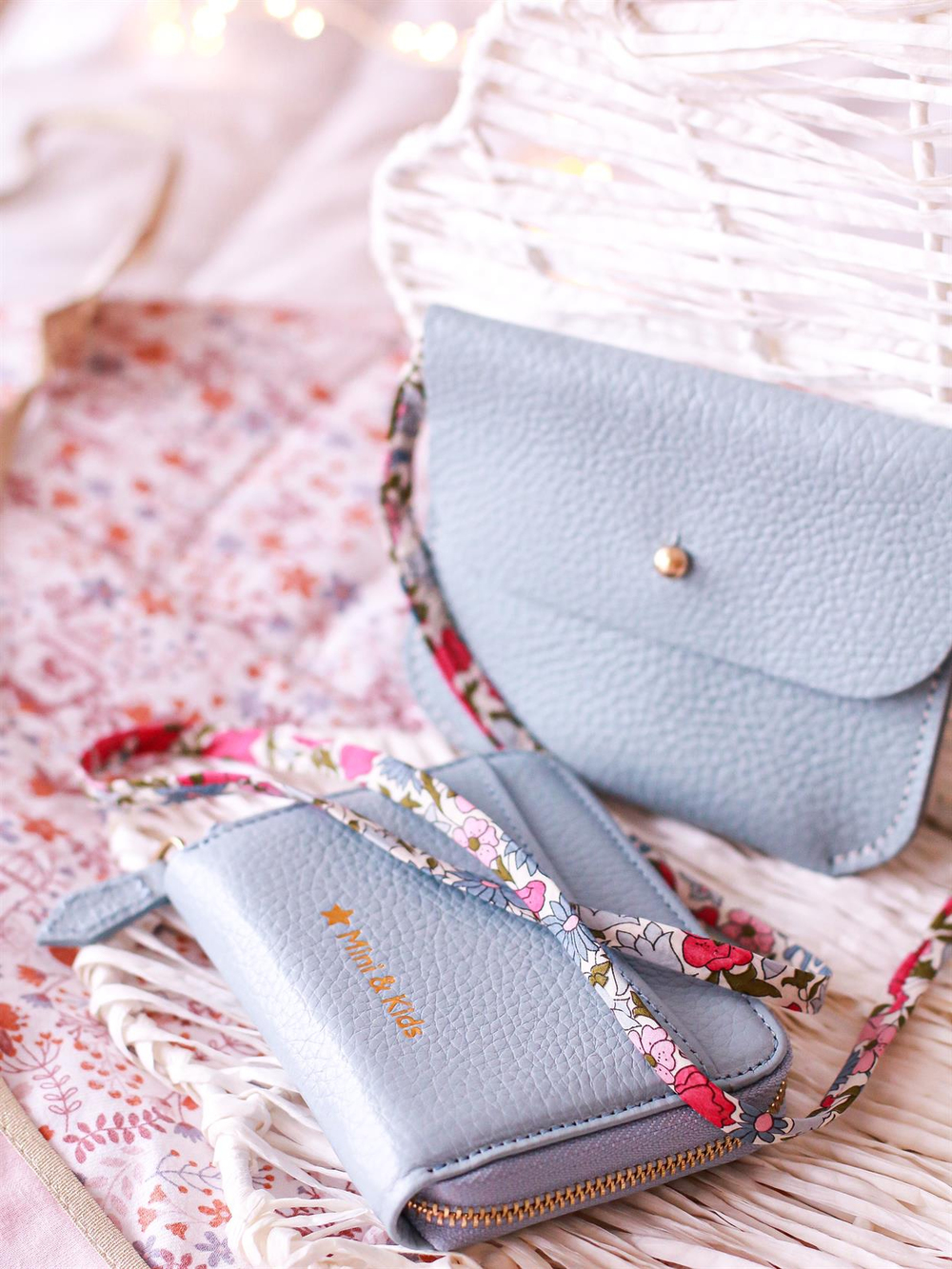 Mini & Kids Fermuarlı Cüzdan Mavi