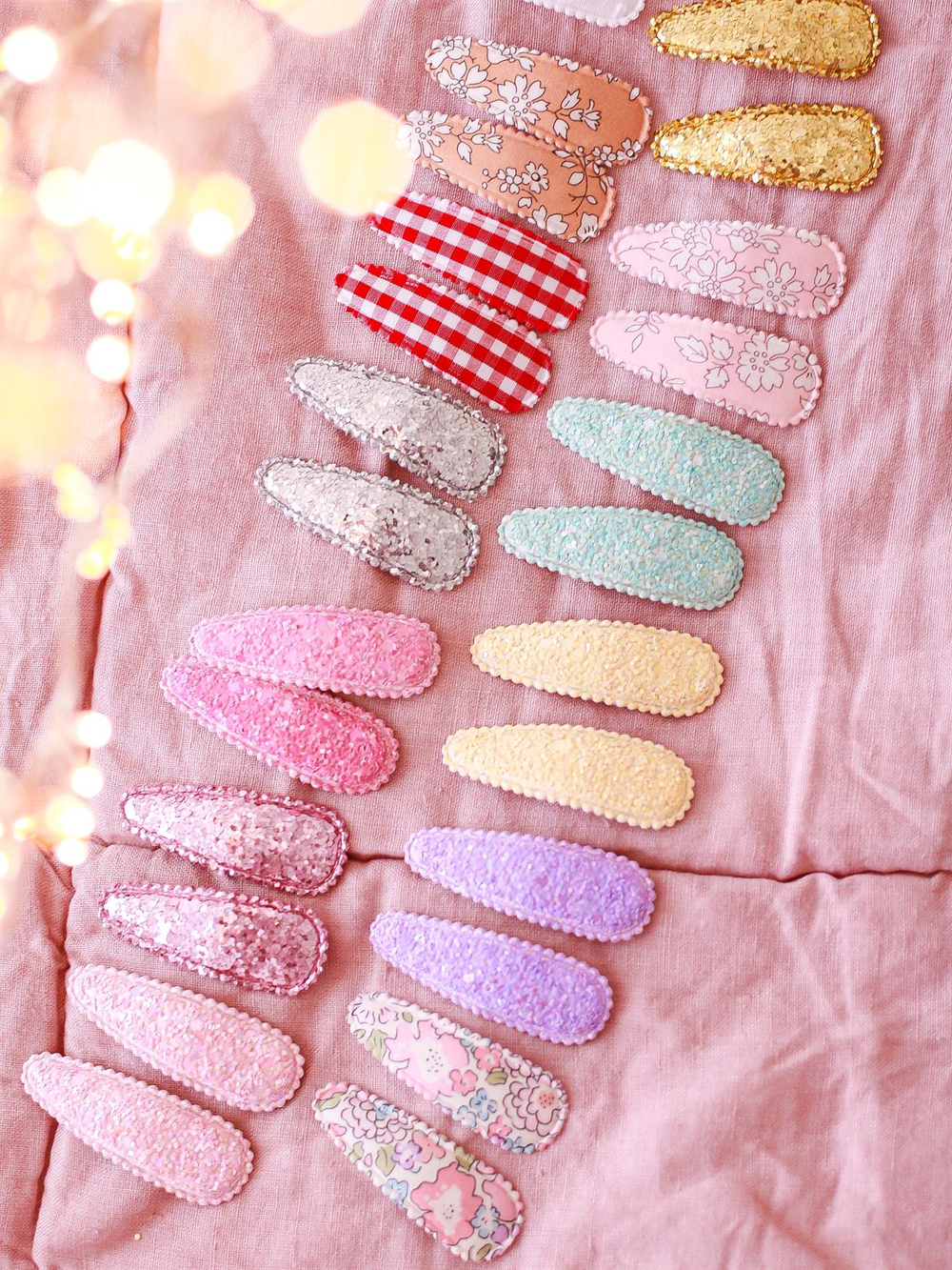 Mini & Kids Glitter Sarı Klips Toka
