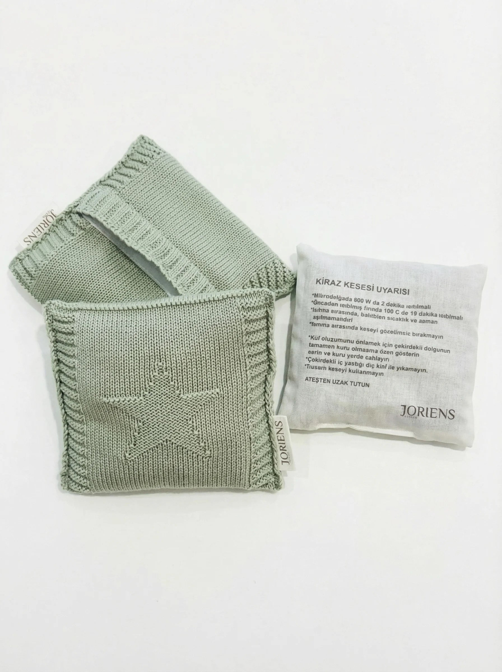 Mint Sıcacık Kiraz Çekirdeği Kesesi 15x15 cm