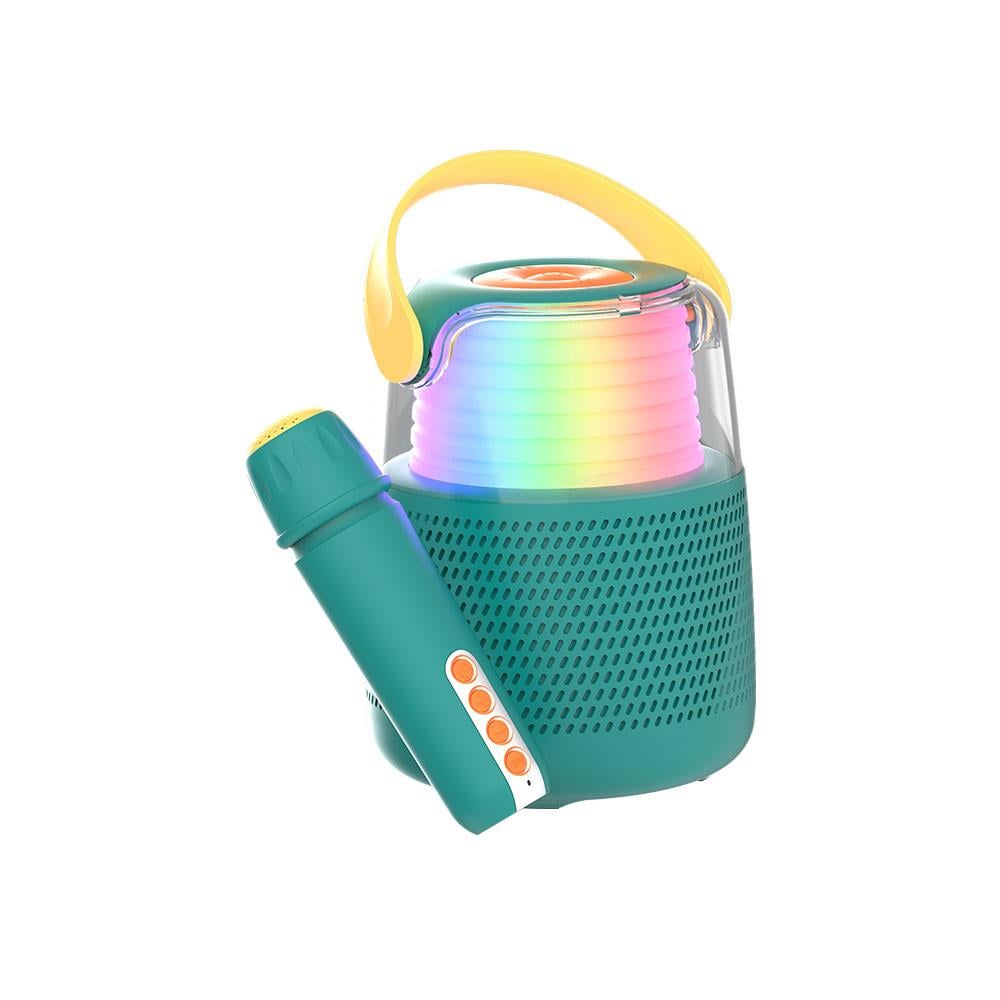 Mob Retro Ses Efektli ve Mikrofonlu Karaoke Mavi