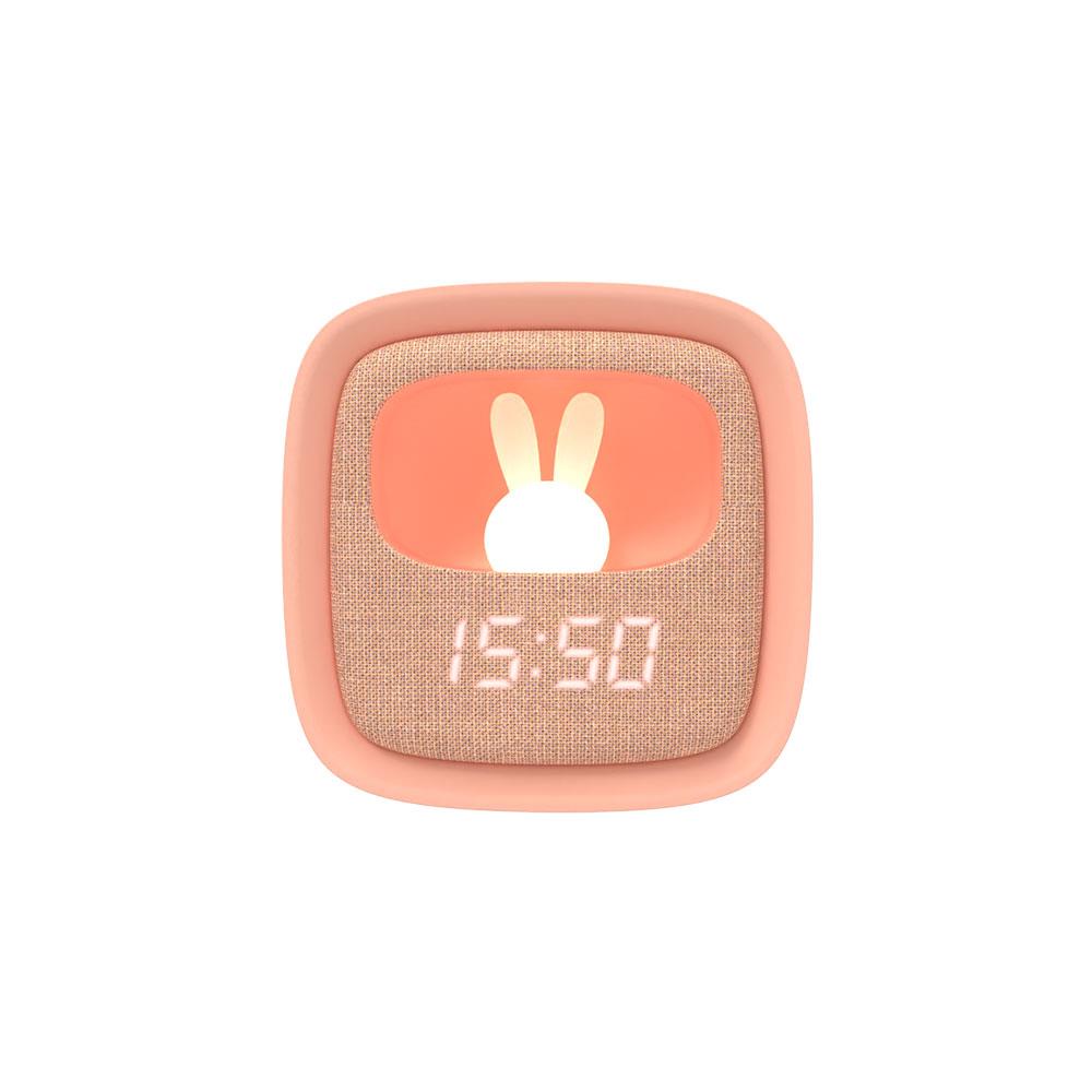 Mob Somon Tavşan Masaüstü Saati ve Gece Lambası