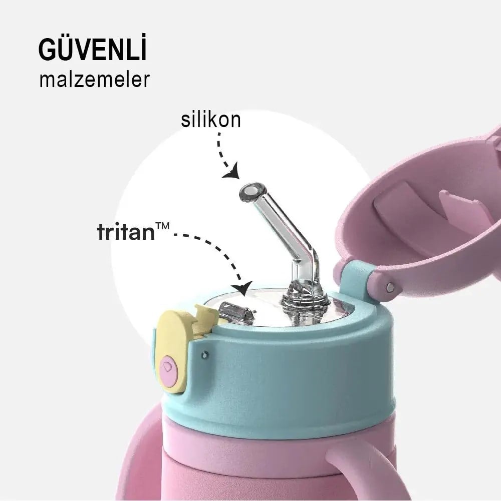 Mor SippyPals Çocuk Su Termosu | 360 ml