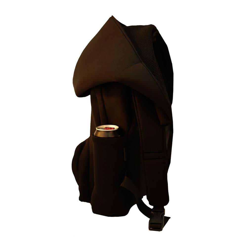 Morikukko Black Basic Black Kapüşonlu Sırt Çantası